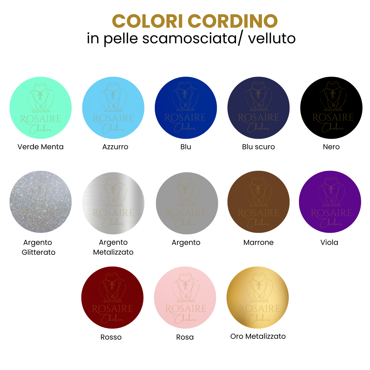 Cordino in Pelle Scamosciata