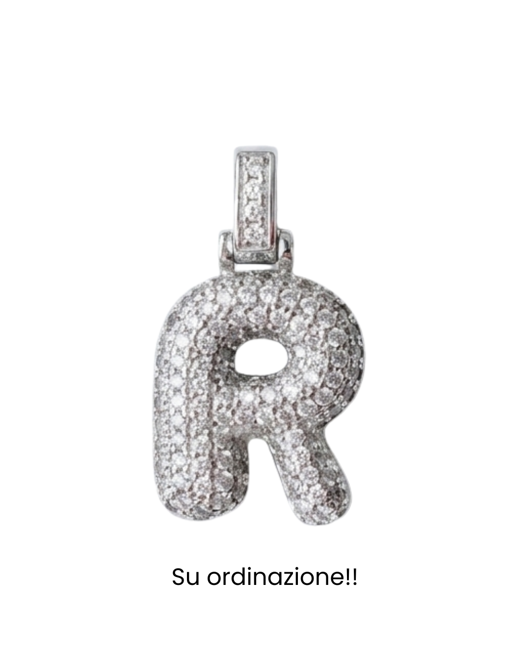 Lettere ZIRCON BALLOON Silver