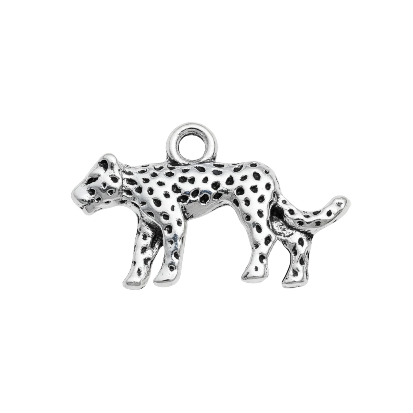 Charm Leopardo SILVER