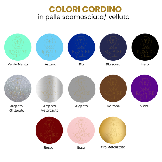 Cordino in Pelle Scamosciata