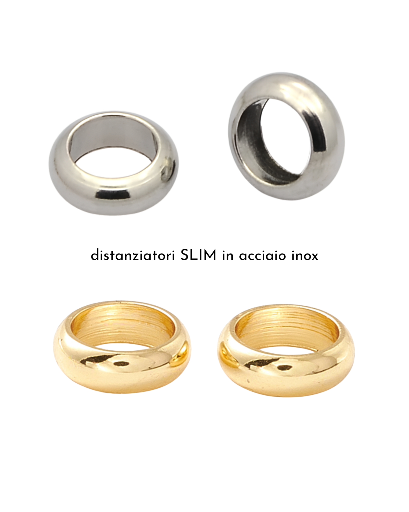Distanziatori SLIM IN ACCIAIO INOX