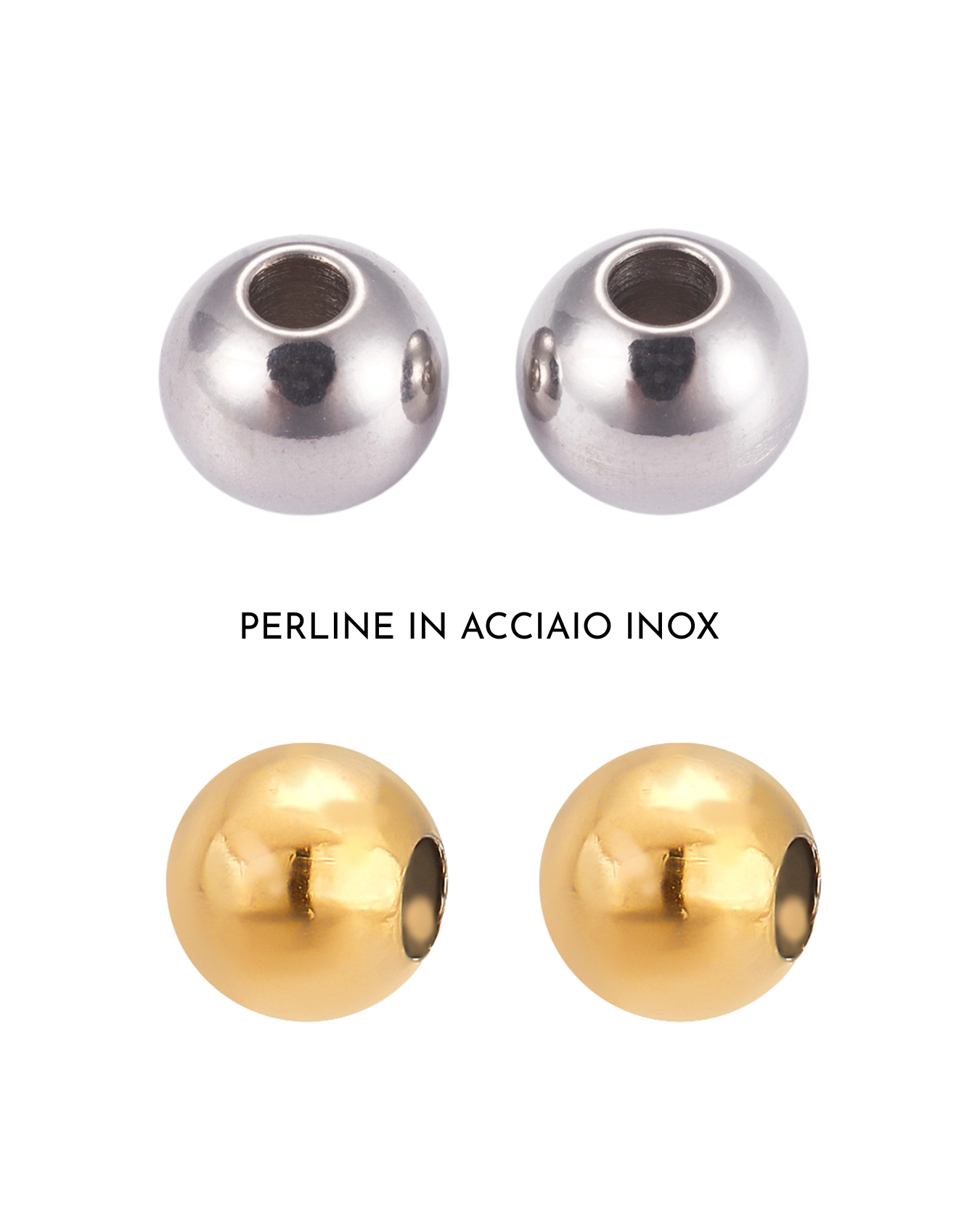 Perline ACCIAIO INOX