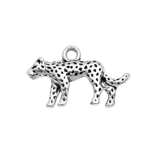 Charm Leopardo SILVER