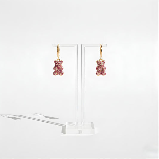 Orecchini "Teddy Pink"