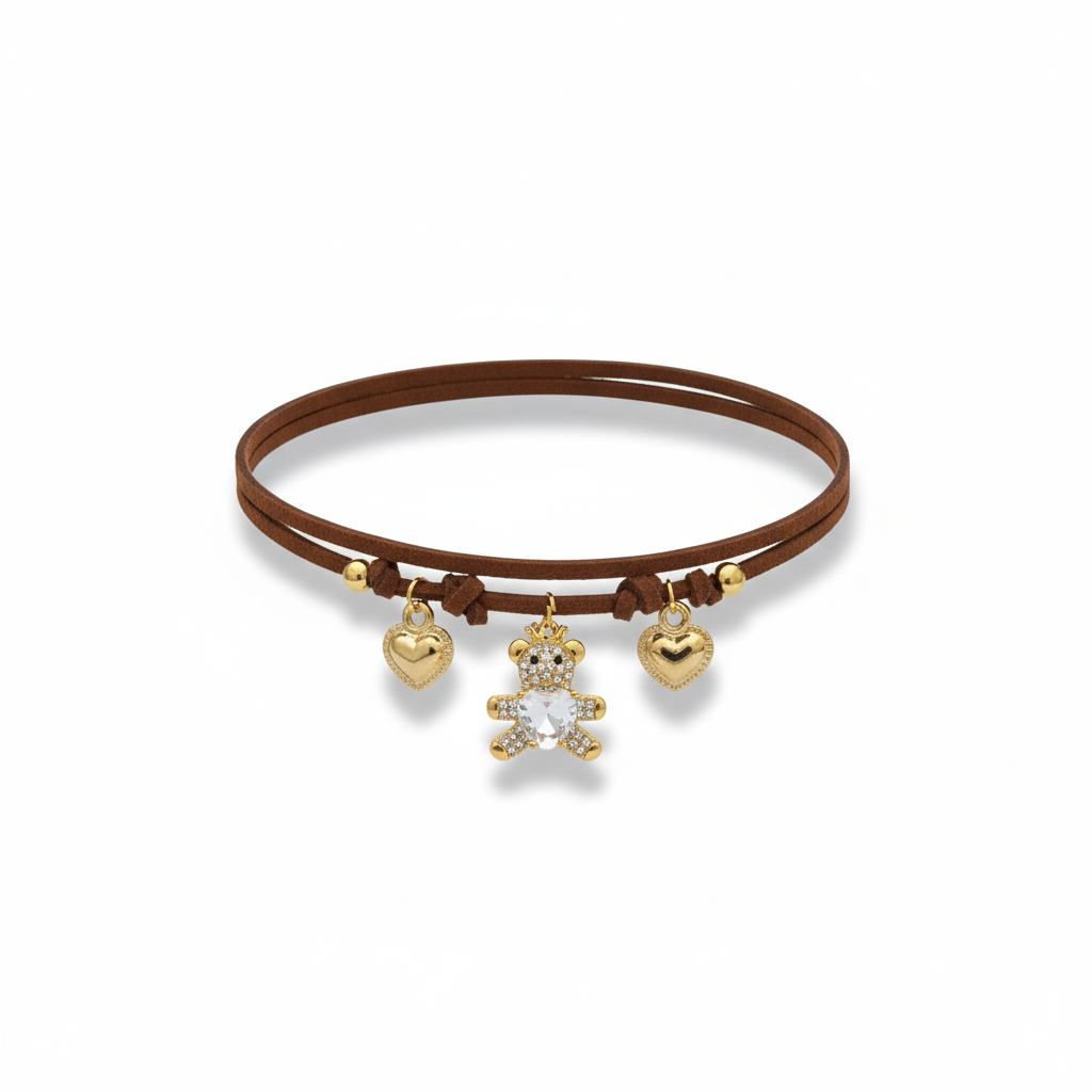 Choker "HEARTED BEAR" 🧸