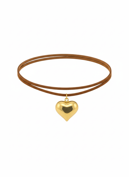 Choker con cuore personalizzabile