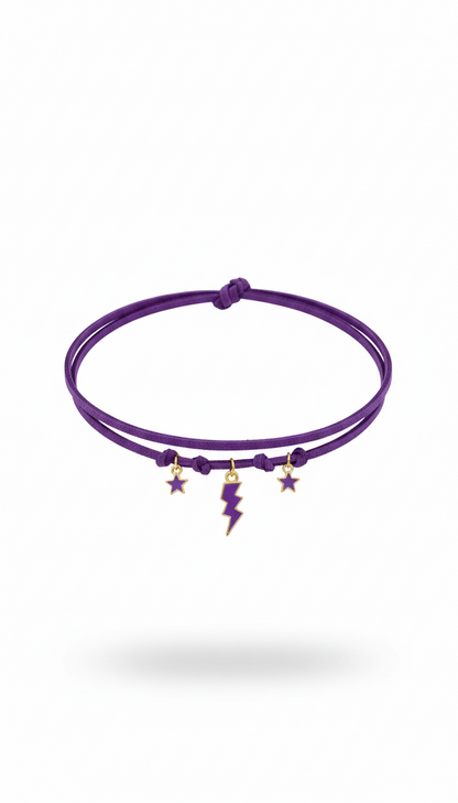 Choker "PURPLE LIGHTNING"